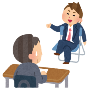 面接の態度